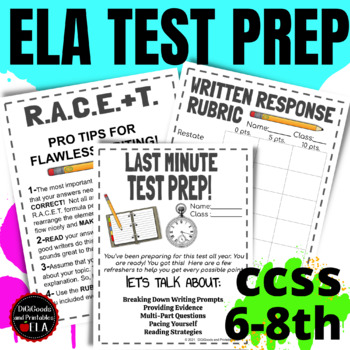 Preview of ELA TEST PREP RACE WRITING STRATEGY