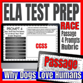 ELA TEST PREP RACE Writing Strategy With Passage and Podcast