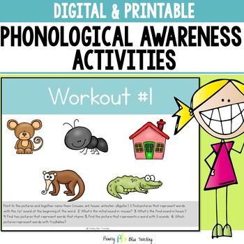 Preview of Phonological & Phonemic Awareness Lessons and Activities for First Grade