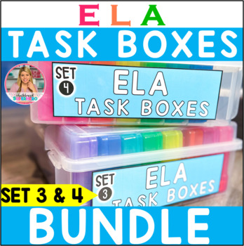 Social Studies Task Boxes - BUNDLE (set 1 & 2) - Chalkboard Superhero