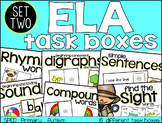 ELA Task Boxes: Set two - Primary