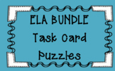 ELA Task Card Puzzle BUNDLE