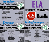 ELA Task Cards Activities Bundle: Reading Comprehension, G