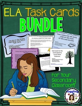 Preview of ELA Task Cards Bundle