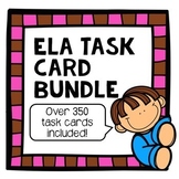 ELA Task Cards Scoot Assessments Games Bundle