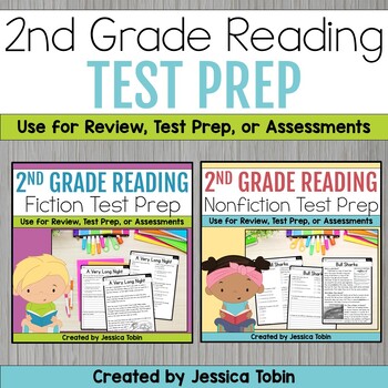 Preview of ELA Test Prep 2nd Grade Passages - 2nd Grade Reading Comprehension Assessments