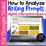 ELA Test Prep Analyzing State Test Writing Prompts Digital