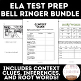 ELA Test Prep Bell Ringer Bundle | Digital and Printable |