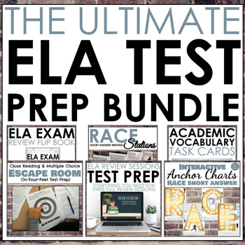Preview of ELA Test Prep Bundle for Standardized Testing & End of Year Review