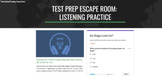 ELA Test Prep Digital Escape Room