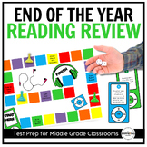 ELA Test Prep: End-of-the-Year Review Board Game for 4th -