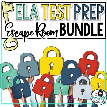 Preview of ELA Test Prep Escape Room Bundle