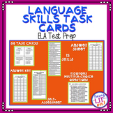 ELA Test Prep - Language Skills Task Cards