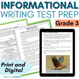 ELA Test Prep Packet - Grade 3 Informational Writing - Exp