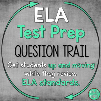 Preview of ELA Test Prep Question Review Loop - Question Trail - Kinesthetic Learning