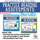 ELA Test Prep: Reading Assessment Bundle--2 EDITABLE Readi