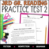 3rd Grade READING Practice Test 2 Fiction Nonfiction Gramm