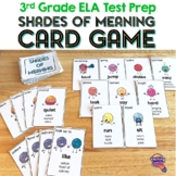 3rd Grade & 4th Grade SHADES OF MEANING Review Card Game E