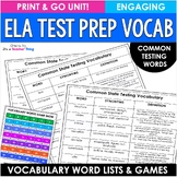 Academic Testing Vocabulary for ELA Test Prep & State Test