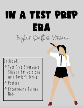 Preview of ELA Test Prep Strategies; In Our Test Prep Era Taylor's Version