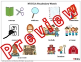 NYS ELA Testing Vocabulary with Visuals for ELLs