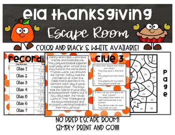 Thanksgiving Escape Challenge - The Collaborative Class