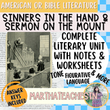 ELA UNIT: 15 Pages, Sermon on the Mount & Sinners in the H