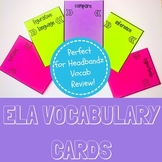 Reading Vocabulary Cards- Perfect for HeadBandz