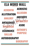ELA Vocabulary Word Wall Posters - 6 Poster Set