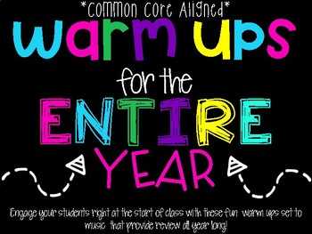 Preview of ELA Warm Up Tasks for the Entire Year! {175 activities}