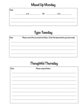 ELA Warm Ups by Write Solutions | TPT
