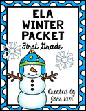 ELA Winter Packet First Grade