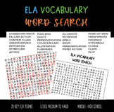 ELA Word Search