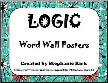Preview of ELA Word Wall Bundle: Plot, Poetry, Rhetoric, Logic, Thinking, Foreign Words