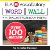 ELA Word Wall and Interactive Notebook Inserts
