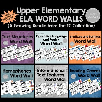 Preview of ELA Word Wall Bundle - From the TC Collection