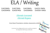 ELA Writing Alternate Assessments for Special Education Autism