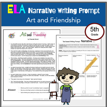 Preview of ELA Writing Prompt,  Language,  Enrichment,  test prep,  centers