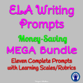 ELA Writing Prompt MEGA Bundle--Printable Prompts with Rubrics