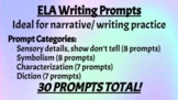 ELA Writing Prompts/ Bell Ringer Writing Questions
