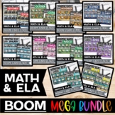 ELA and Math Centers Boom Cards Digital Games YEAR LONG GR