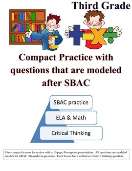 Preview of ELA and Math SBAC Practice (PARRC)
