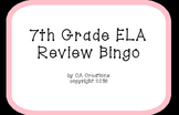 ELA and Reading Vocabulary Review Bingo (7th grade CCSS/Ge