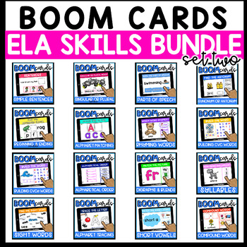 Preview of ELA BUNDLE {set two}: Boom Cards™ (distance learning)