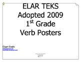 ELAR TEKS Verbs for 1st Grade