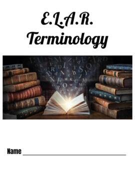 Preview of ELAR Terminology Workbook and Notes