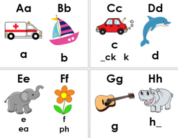 Preview of ELD Alphabet with Sound Spellings