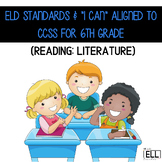 ELD Standards & "I Can" aligned to CCSS (Reading: Literatu