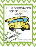 ELD Packet: Year-Long Lesson Plans