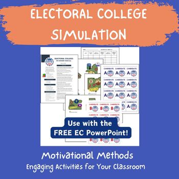 Preview of FREE 2024 Electoral College Simulation Activity for Middle School